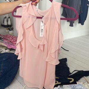 Alice and Olivia Pink Blouse